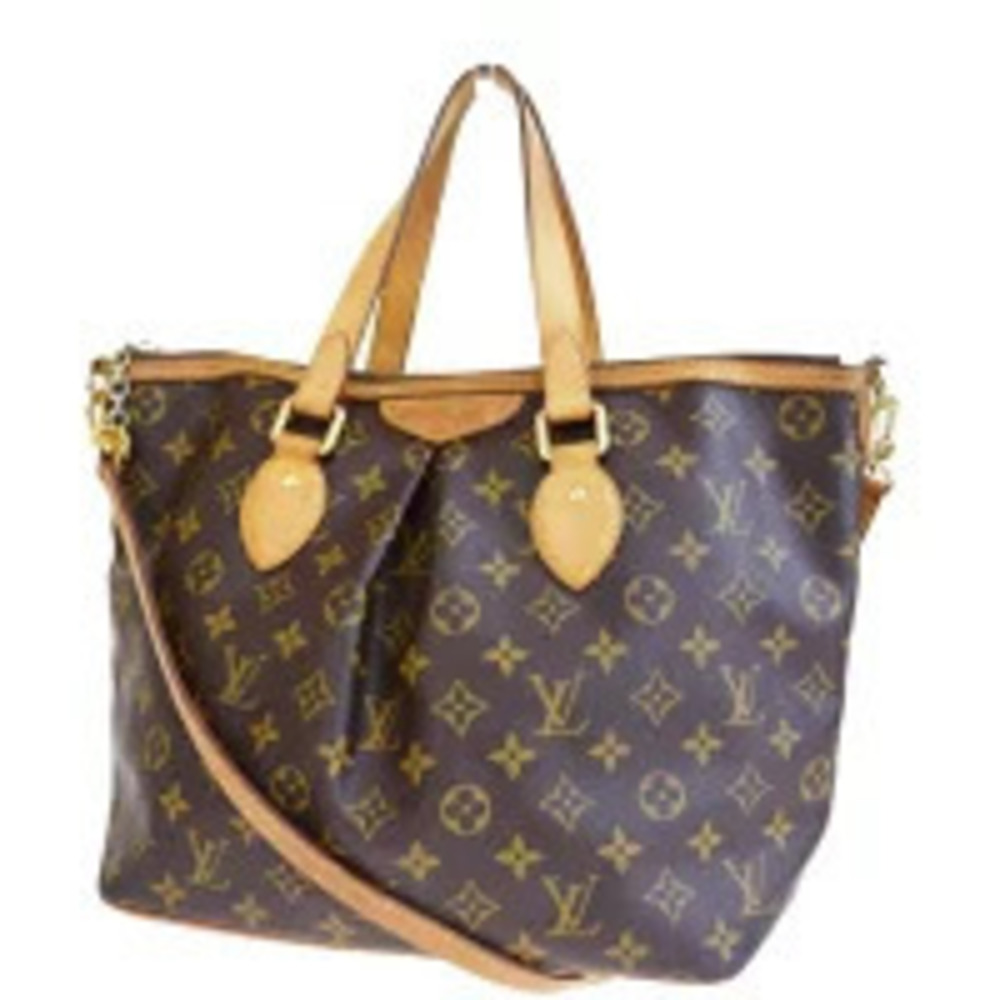 Louis Vuitton Palermo Handbag Shoulder Bag Monogram Leather